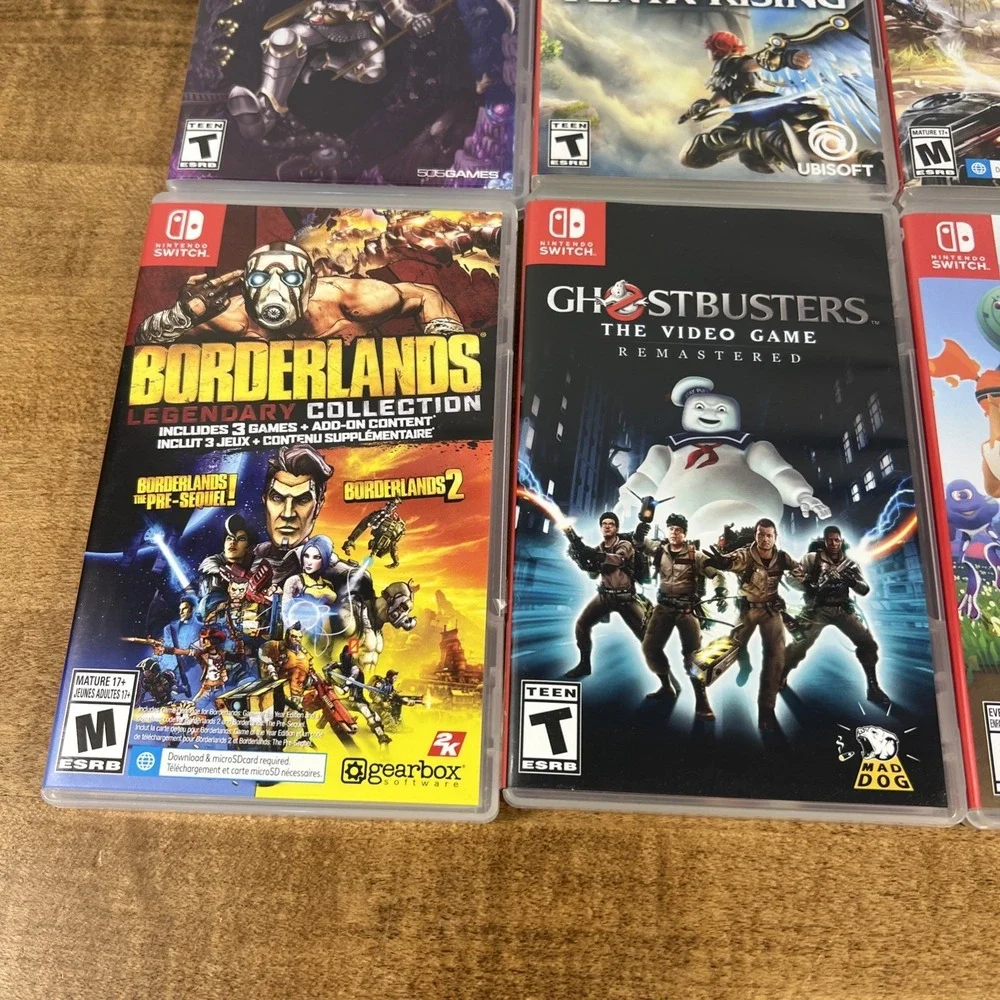 Lot of 6 Nintendo Switch Games Terraria, Immortals Fenyx Rising, The Outer World